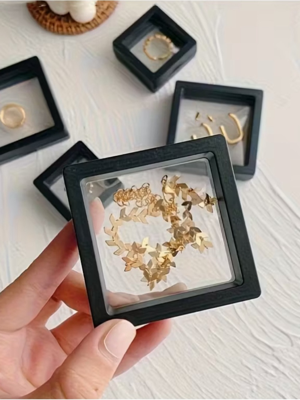 Elegant Jewelry Case Set of 10